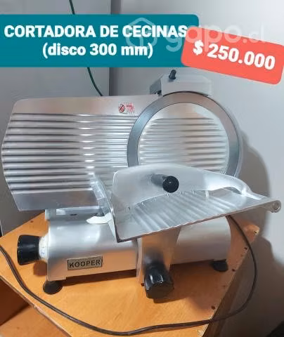 Cortadora o Laminadora de Cecinas (disco 300 mm)