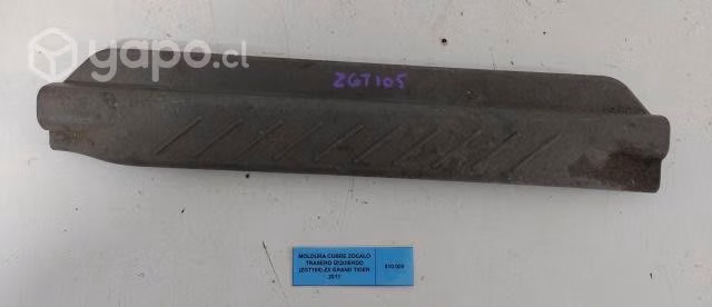 Moldura Cubre Zocalo Tras (ZGT105) ZX Grand Tiger
