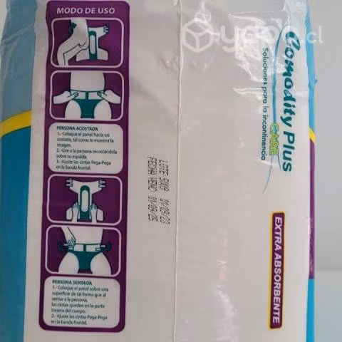 Venta de pañales adulto comodity plus - Imagen 4