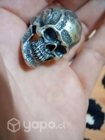 Anillo de calavera plata 925