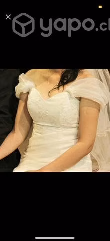 Vestido de novia talla S - Imagen 4