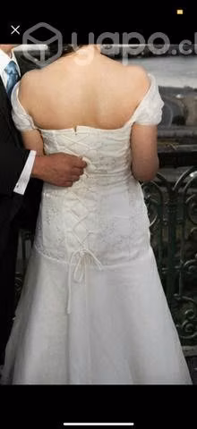 Vestido de novia talla S - Imagen 2