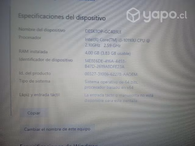 Notebook HP Pavilion