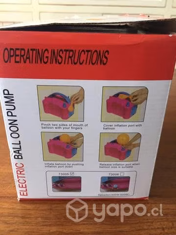 Infla globos eléctrico
