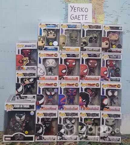 Funko Spiderman, Venom, Guardianes de la Galaxia