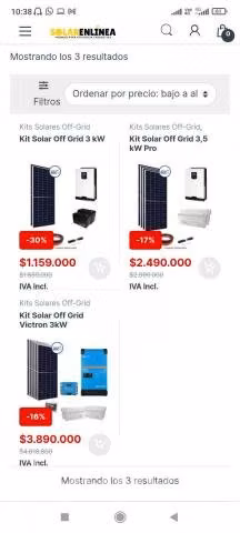 Kit solar 3kw