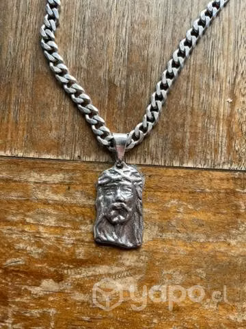 Cadena de Plata mas la cara de cristo - Imagen 5