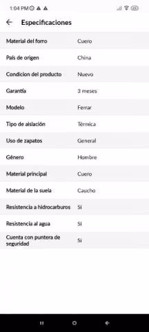 Zapatos de seguridad