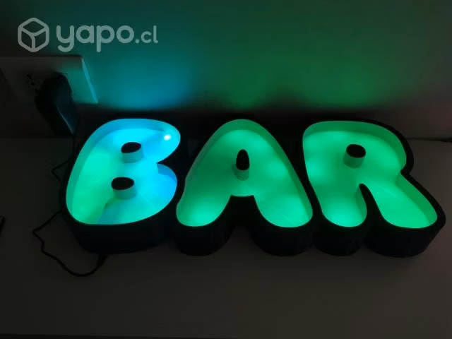 Letrero led luminoso personalizado