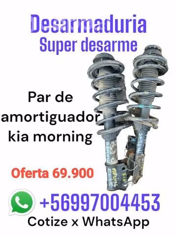 Par de amortiguadores Kia morning