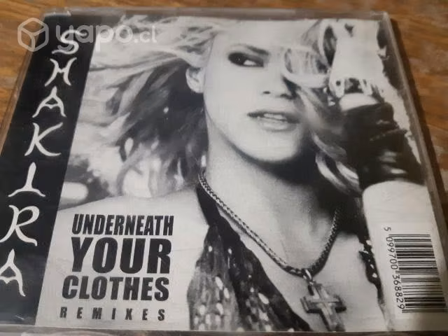 Cd Shakira, Remixes - Underneath your clothes