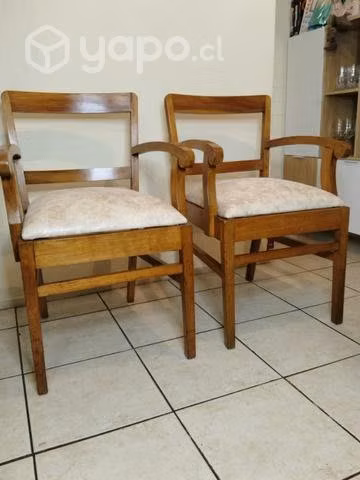 Hermoso Par de Sitiales de Rauli