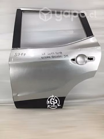 Puerta trasera lh nissan qashqai 2017-2018