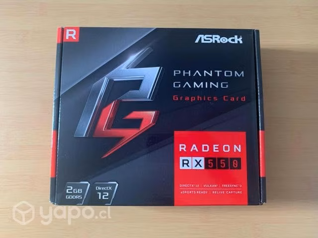 Tarjeta de video RX550 2GB