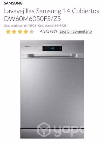 Lavavajilla Samsung
