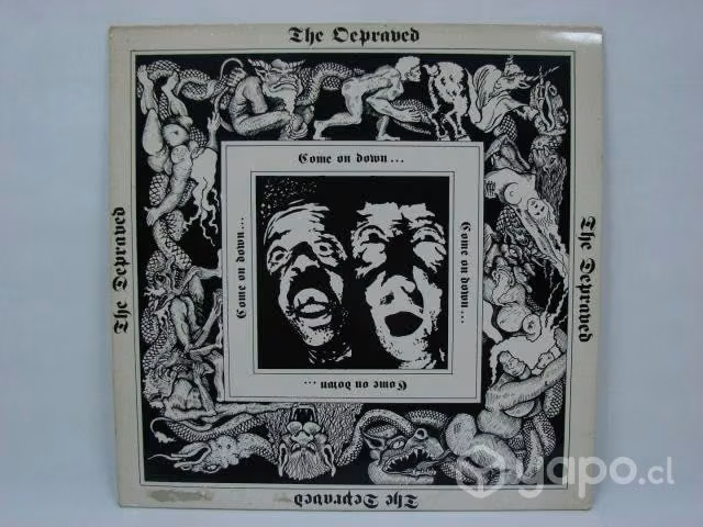 Vinilo The Depraved Come On Down 1985 Uk + Sobre O