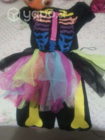 Disfraz de Catrina infantil - Imagen 3