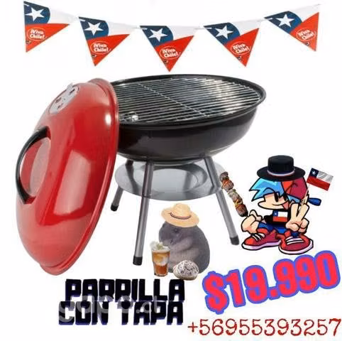 Parrilla Vintage con tapasolo