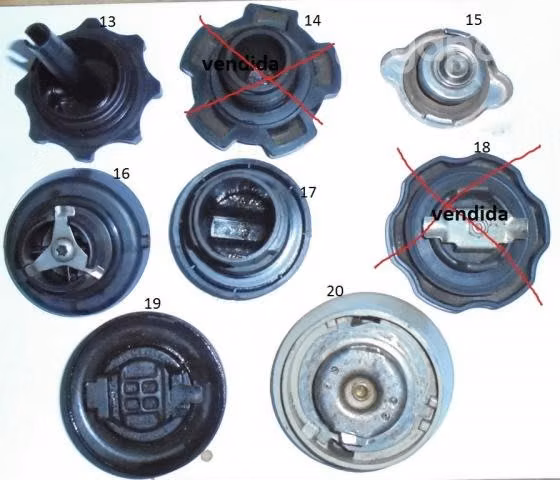 Tapas de Vehiculos, Radiador, Aceite Hidraulico, M