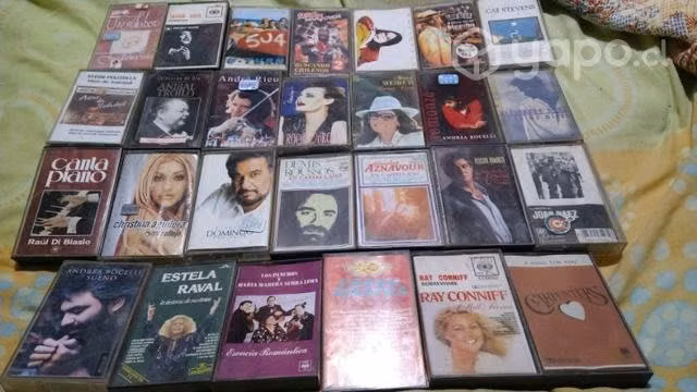 Antiguos casettes de colección