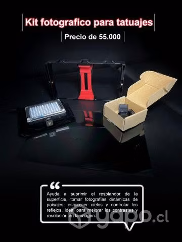 Kit fotográfico para teléfonos (tatuajes)