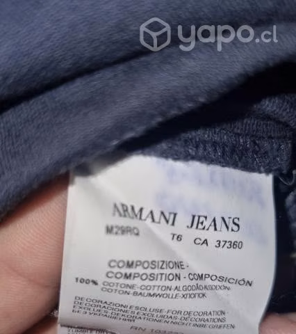 Polera Manga Larga Armani Jeans - Imagen 3