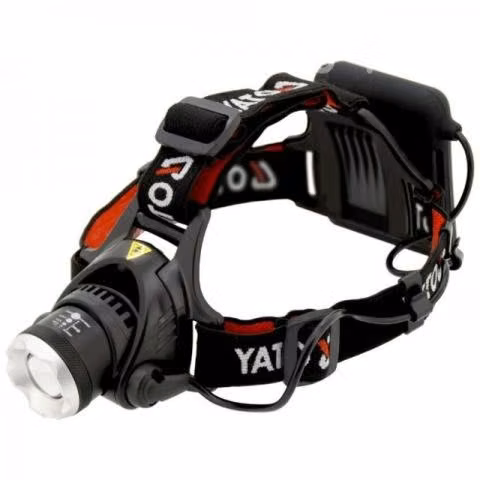 Linterna de cabeza con zoom 3w