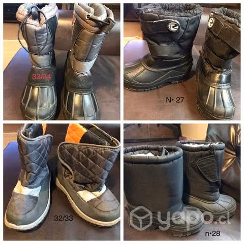 Lote de botas de nieve niño/a
