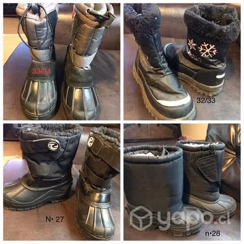 Lote de botas de nieve niño/a