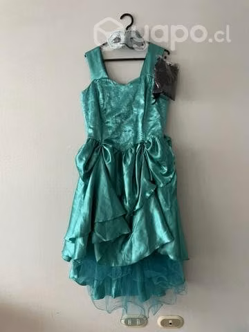 Disfraz Can Can Verde Talla 44 / L con accesorios