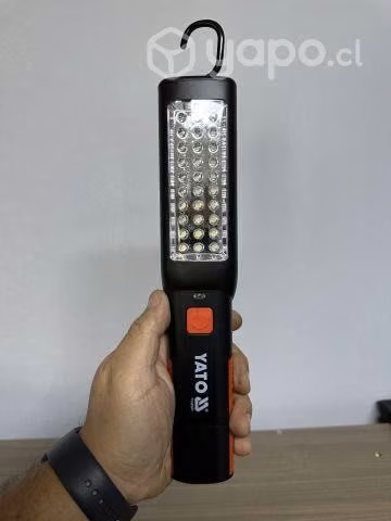 Lámpara de trabajo 30 LED recar 12v yato