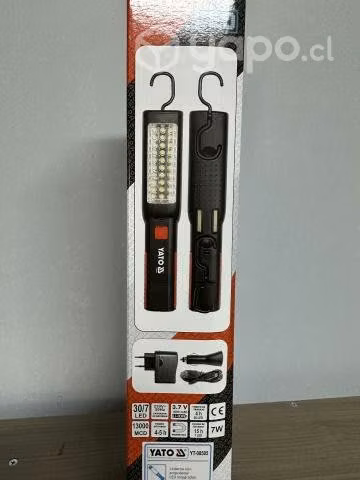 Lámpara de trabajo 30 LED recar 12v yato