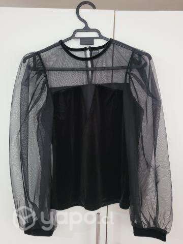 Polera manga transparente - Imagen 4