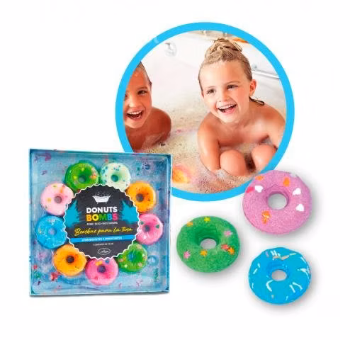 Donuts Bomba Bombas de baño - efervescentes para b - Imagen 2
