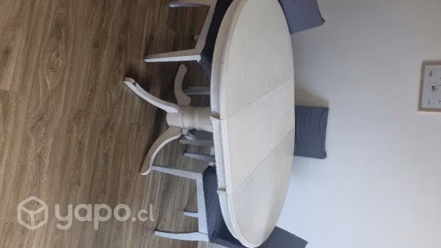 Comedor expandible con 6 sillas - Imagen 3
