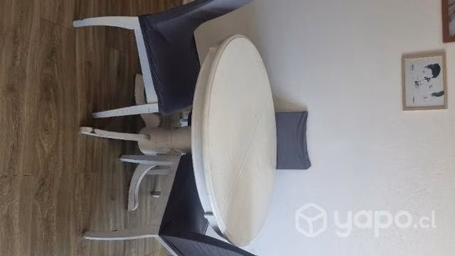 Comedor expandible con 6 sillas