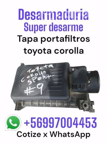 Papa filtro Toyota Corolla desarmaduría