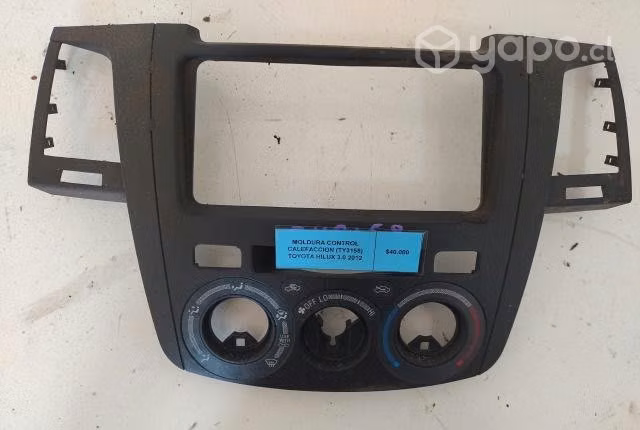 Moldura Control Calefaccion (TY3158) Toyota Hilux