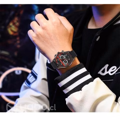 Reloj Con Calendario Incluyen Collar Y Pulsera