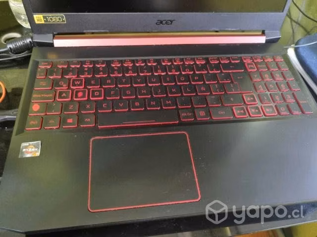 Se vende notebook acer nitro 5 ryzen 7