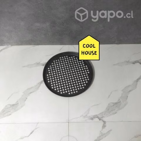 Bandeja Ranurada de Pizza Con Cortador - Imagen 2