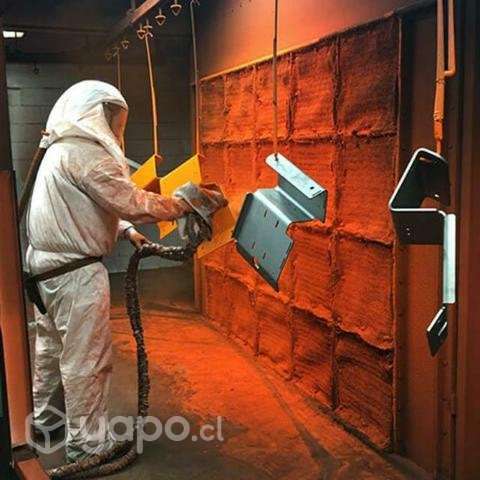 Pintura tradicional y electrostática