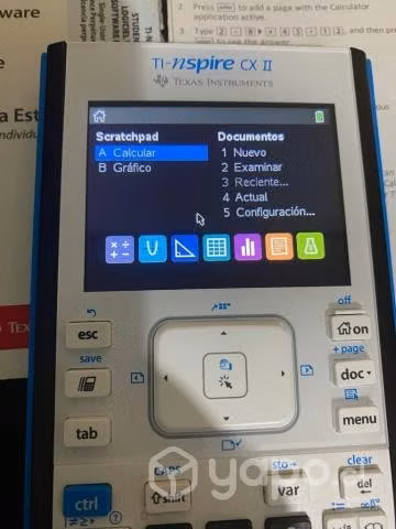 Calculadora cientifica TI Nspire CX II