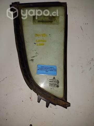 Vidrio Aleta Puerta Trasera Izq Mitsubishi L200