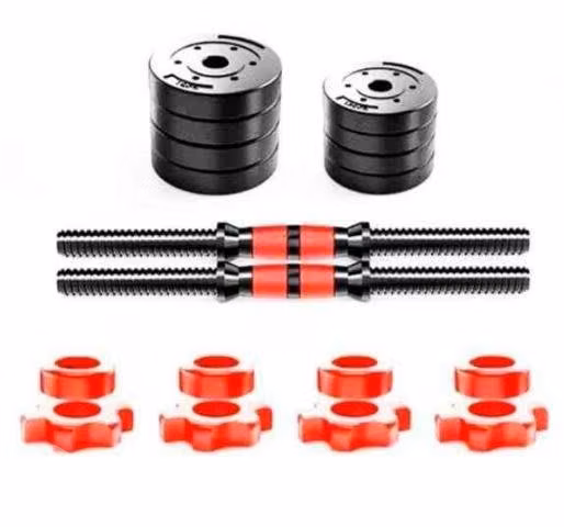 Set Mancuernas Barra Armables 20 Kg