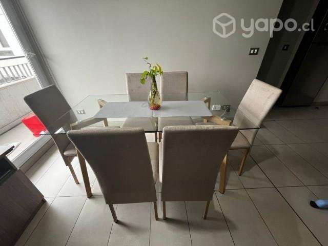Mesa de comedor con 6 sillas - Imagen 4