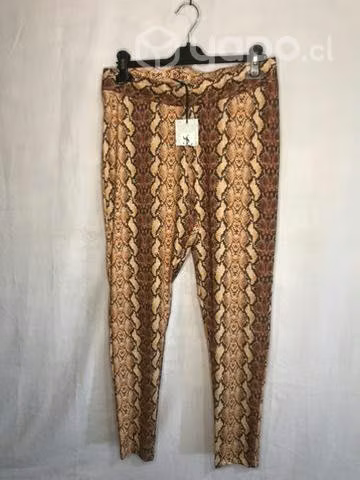Calza de mujer color naranjo talla L