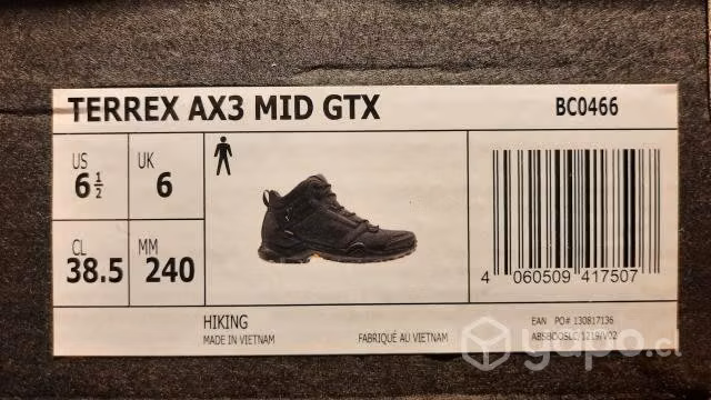 Zapatilla de Senderismo Terrex AX3 GORE-TEX