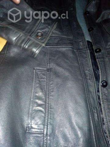 Abrigo Cuero Legitimo Talla M - Imagen 5
