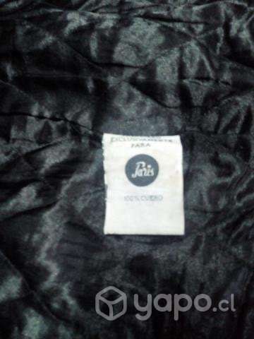 Abrigo Cuero Legitimo Talla M - Imagen 4